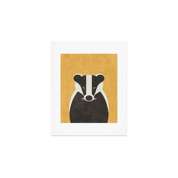 FAUNA / Badger Art Print Gallery Image 1