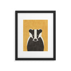 FAUNA / Badger Framed Art Print Gallery Image 5