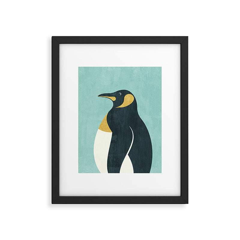 FAUNA / Emperor Penguin Framed Art Print Gallery Image 5