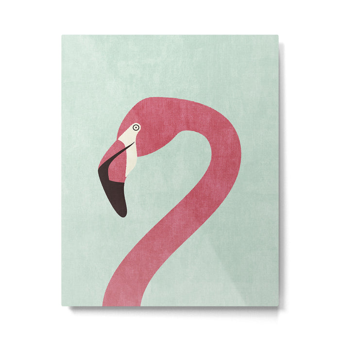 FAUNA / Flamingo Metal Print Gallery Image 1