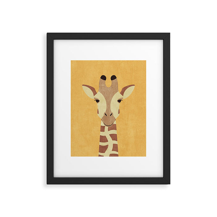 FAUNA / Giraffe Framed Art Print Gallery Image 1