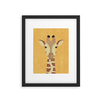 FAUNA / Giraffe Framed Art Print Gallery Image 5