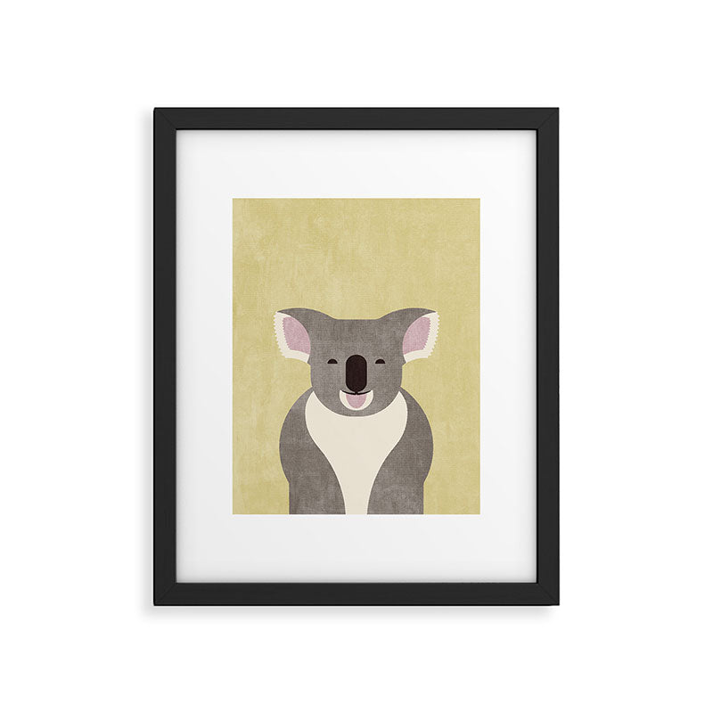 FAUNA / Koala Bear Framed Art Print Gallery Image 5