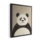 FAUNA / Panda Framed Canvas Print Gallery Image 2
