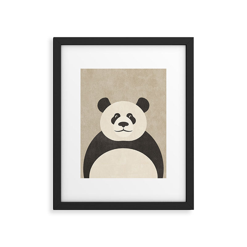 FAUNA / Panda Framed Art Print Gallery Image 5