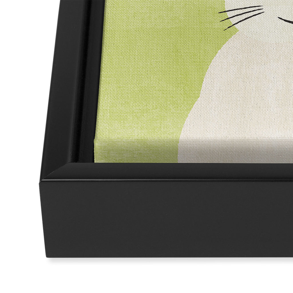 FAUNA / Rabbit Framed Canvas Print Gallery Image 3
