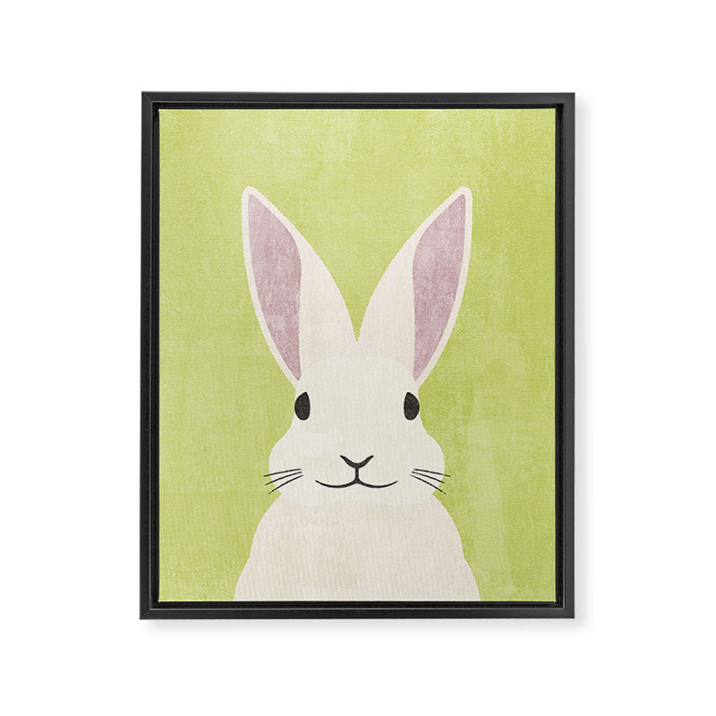 FAUNA / Rabbit Framed Canvas Print Gallery Image 6