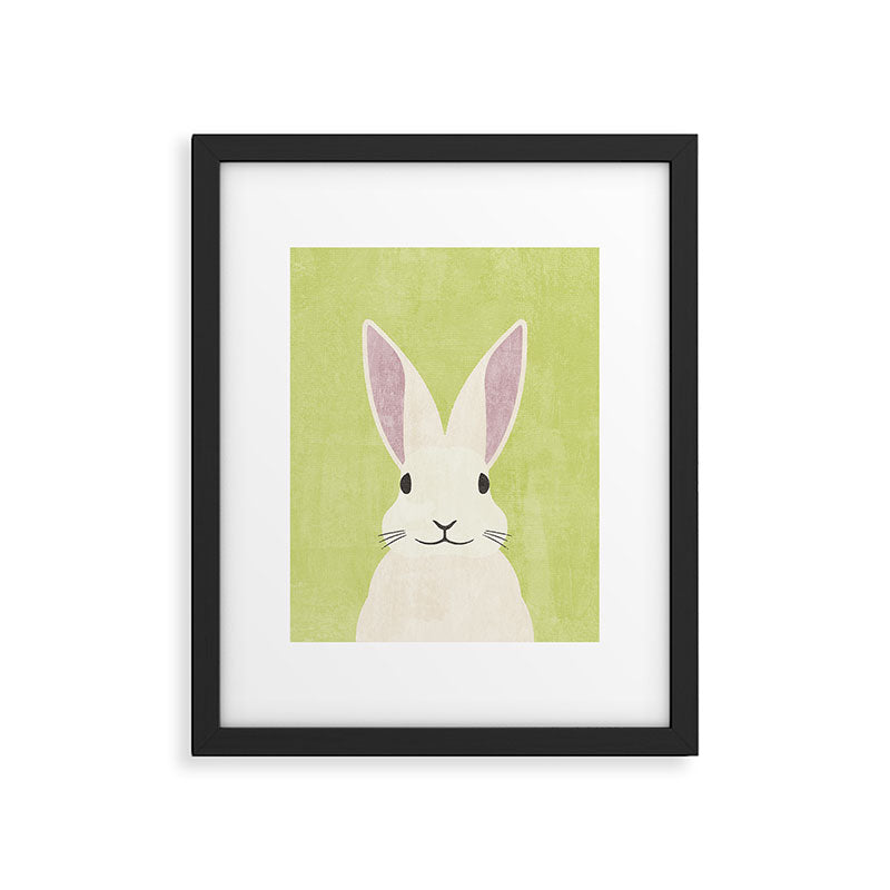 FAUNA / Rabbit Framed Art Print Gallery Image 5