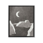 LANDSHAPES / Arctic - Night Framed Canvas Print Gallery Image 6