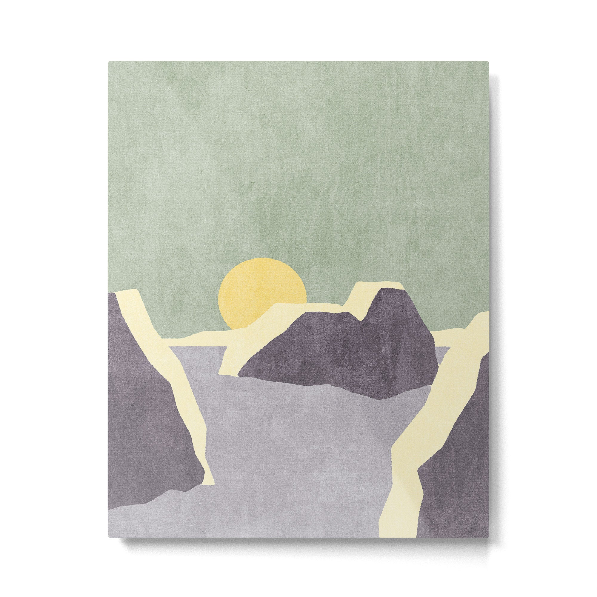LANDSHAPES / Arctic - Sunset Metal Print Gallery Image 4