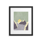 LANDSHAPES / Arctic - Sunset Framed Art Print Gallery Image 5