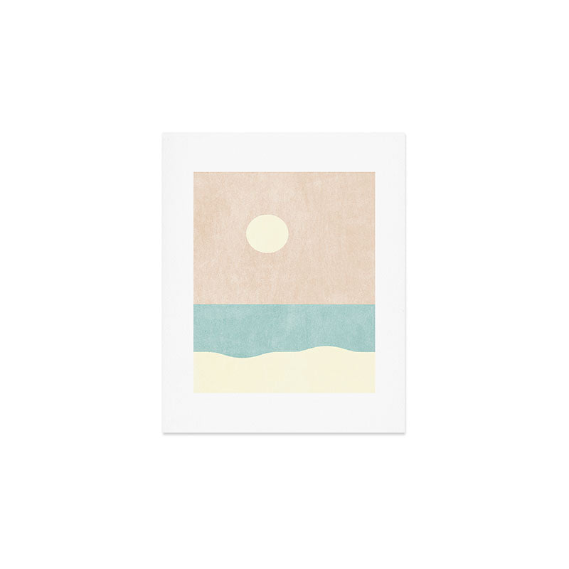 LANDSHAPES / Beach - Day Art Print Gallery Image 1