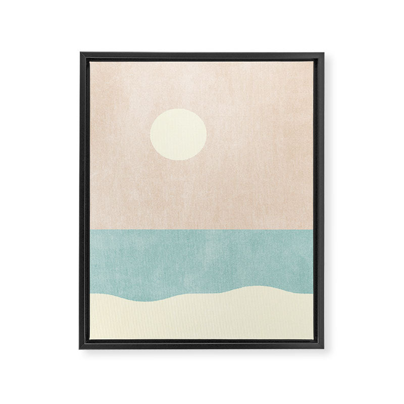 LANDSHAPES / Beach - Day Framed Canvas Print Gallery Image 6