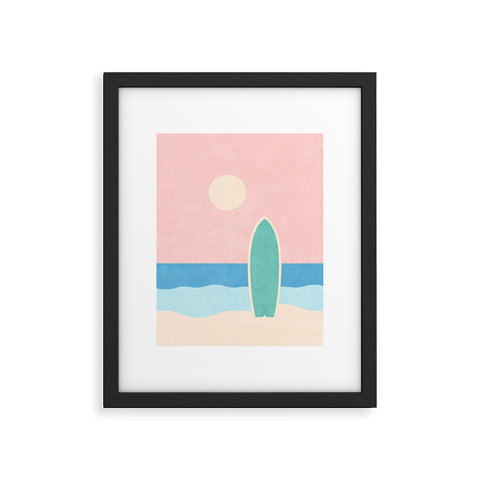 LANDSHAPES - Beach - day Framed Art Print Gallery Image 1