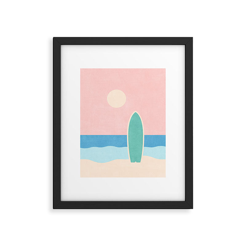 LANDSHAPES - Beach - day Framed Art Print Gallery Image 5