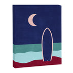 LANDSHAPES - Beach - night Canvas Print Gallery Image 6