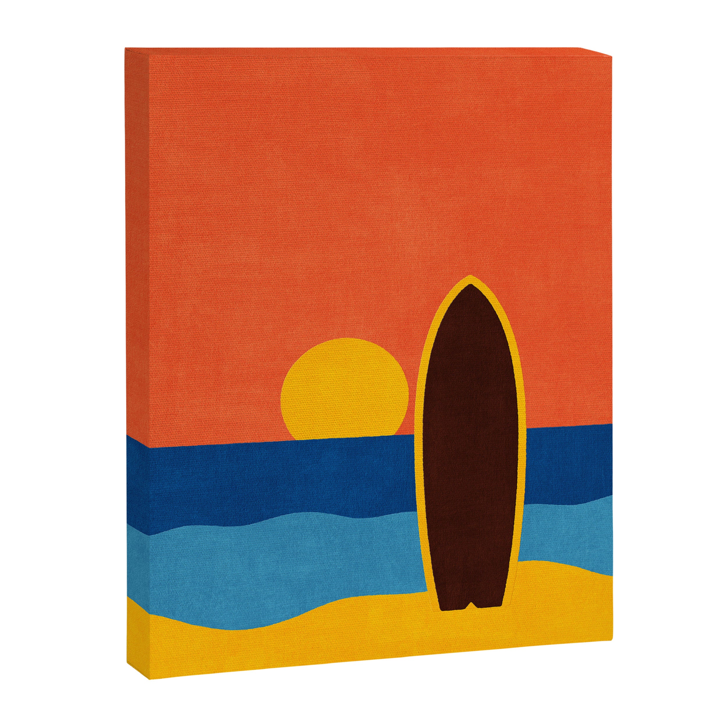 LANDSHAPES - Beach - sunset Canvas Print Gallery Image 6