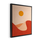 LANDSHAPES - Desert - day Framed Canvas Print Gallery Image 2