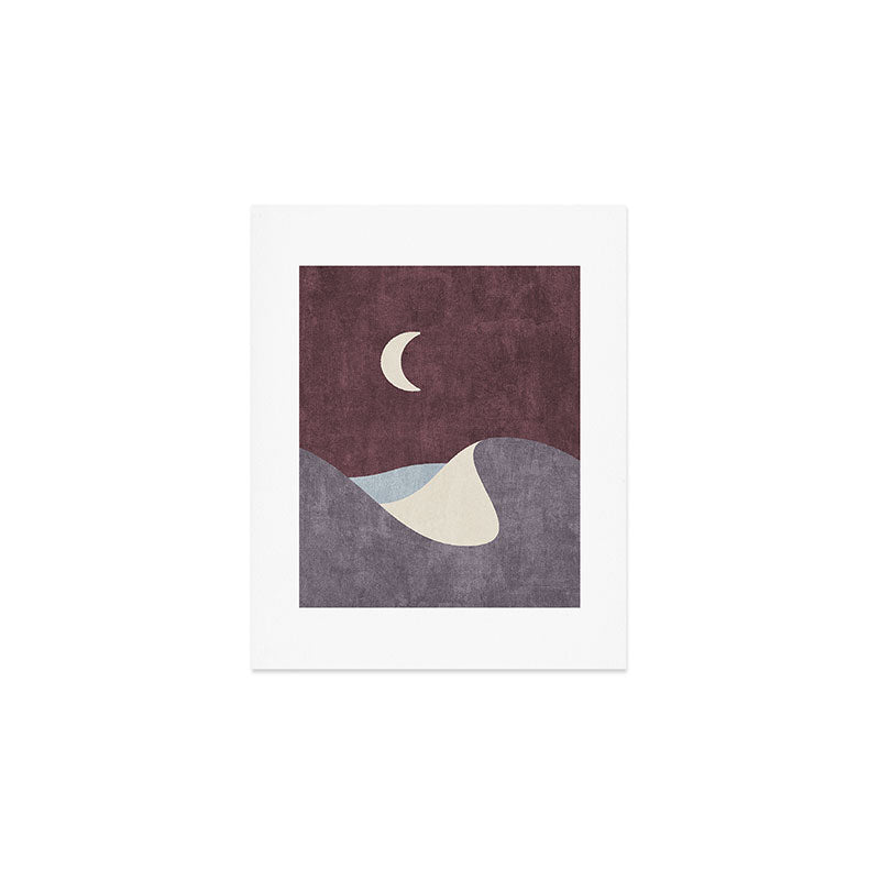 LANDSHAPES / Desert - Night Art Print Gallery Image 1