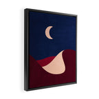LANDSHAPES - Desert - night Framed Canvas Print Gallery Image 2