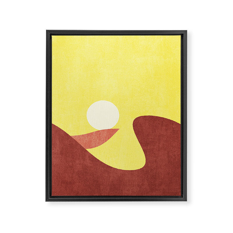 LANDSHAPES / Desert - Sunset Framed Canvas Print Gallery Image 6