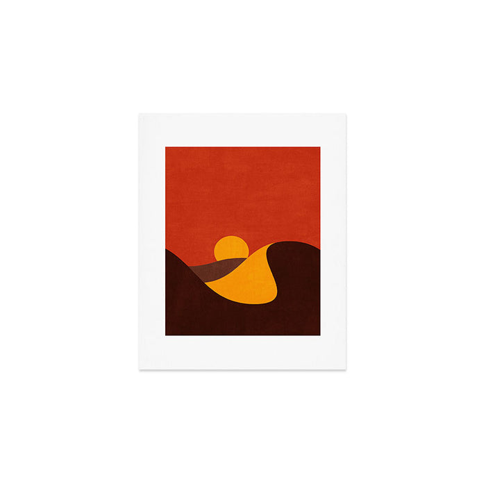 LANDSHAPES - Desert - sunset Art Print Gallery Image 1