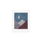 LANDSHAPES / Mountains - Night Art Print Gallery Image 1