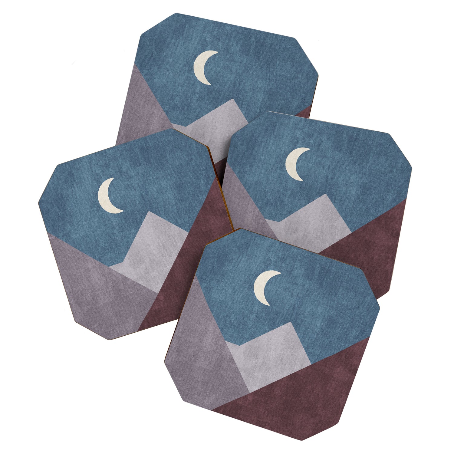 LANDSHAPES / Mountains - Night Coaster Gallery Image 1