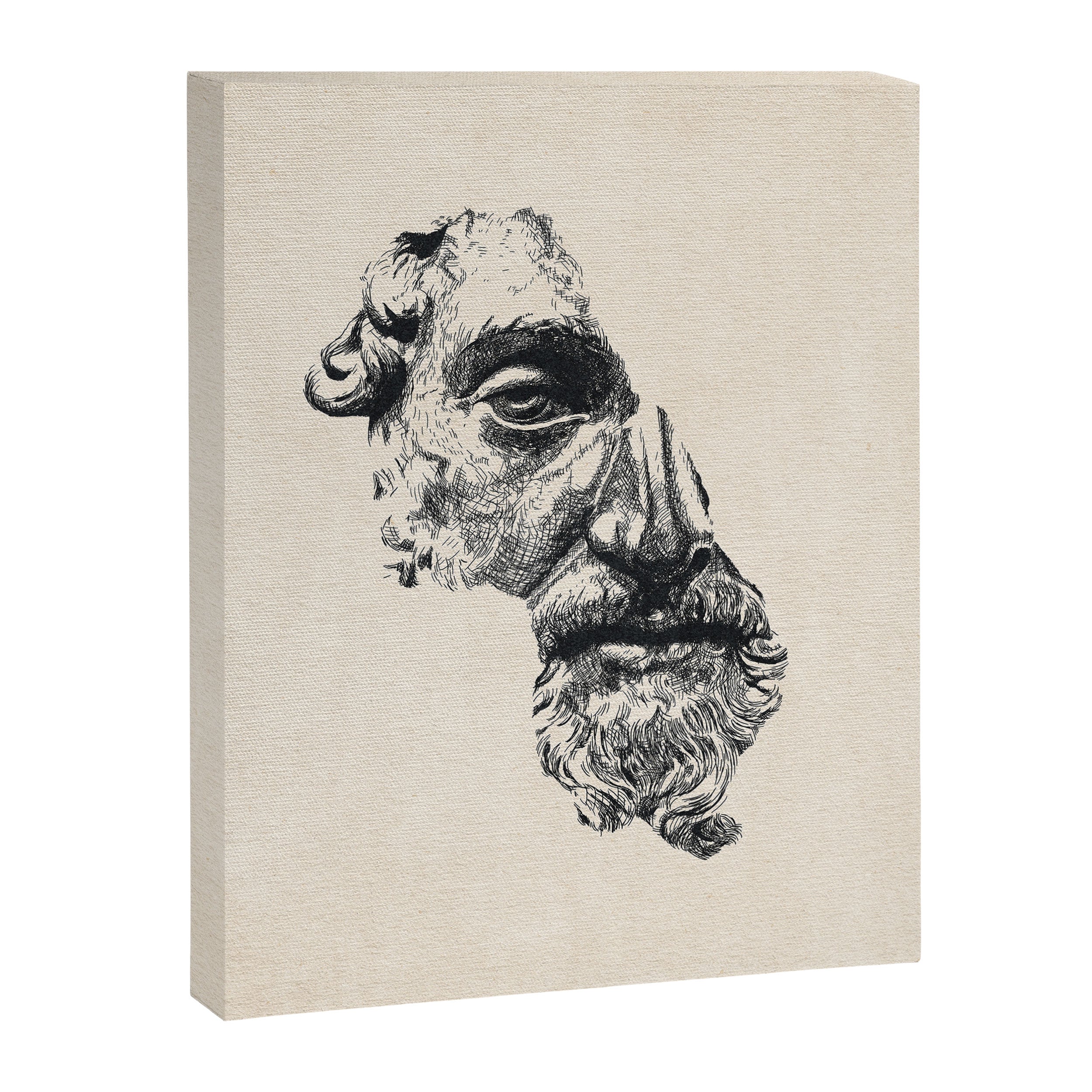 MARCUS AURELIUS ANTONINUS AUGUSTUS / Ink Canvas Print Gallery Image 3