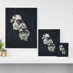 MARCUS AURELIUS ANTONINUS AUGUSTUS / Ink - Dark Canvas Print Gallery Image 3