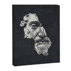 MARCUS AURELIUS ANTONINUS AUGUSTUS / Ink - Dark Canvas Print Gallery Image 6