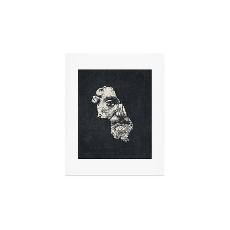 MARCUS AURELIUS ANTONINUS AUGUSTUS / Ink - Dark Art Print Gallery Image 1