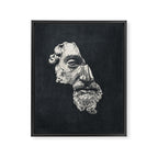 MARCUS AURELIUS ANTONINUS AUGUSTUS / Ink - Dark Framed Canvas Print Gallery Image 6
