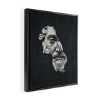 MARCUS AURELIUS ANTONINUS AUGUSTUS / Ink - Dark Framed Canvas Print Gallery Image 2