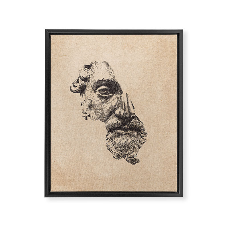 MARCUS AURELIUS ANTONINUS AUGUSTUS / Pencil Framed Canvas Print Gallery Image 6