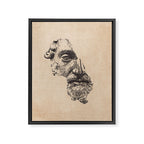 MARCUS AURELIUS ANTONINUS AUGUSTUS / Pencil Framed Canvas Print Gallery Image 6