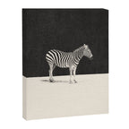 MINIMAL ANIMAL / Zebra Canvas Print Gallery Image 6