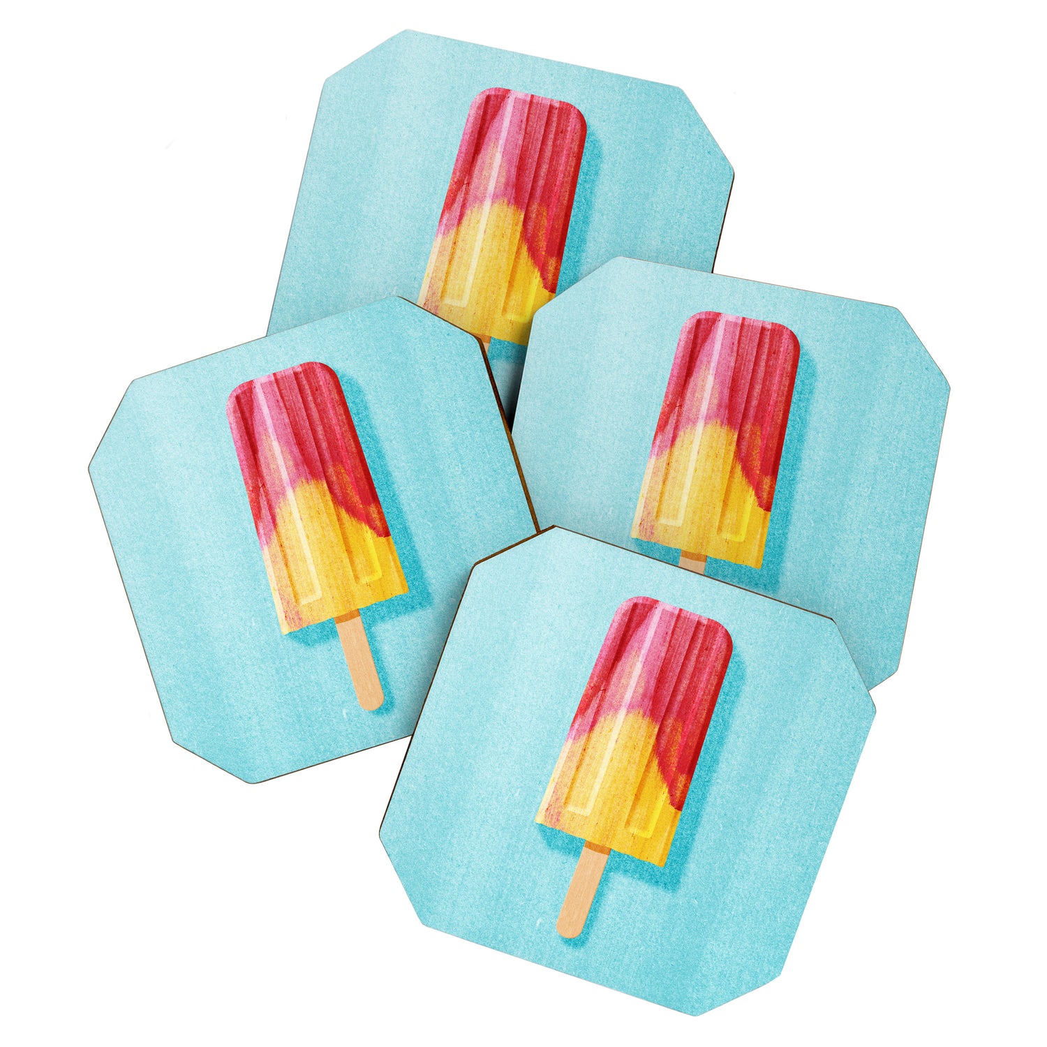 POPSICLE / Cherry, Orange Coaster Gallery Image 1