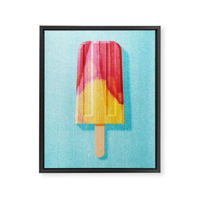 POPSICLE / Cherry, Orange Framed Canvas Print Gallery Image 1