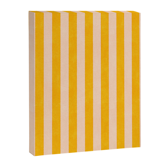 STRIPES 001 A - Goldenrod Canvas Print Gallery Image 1