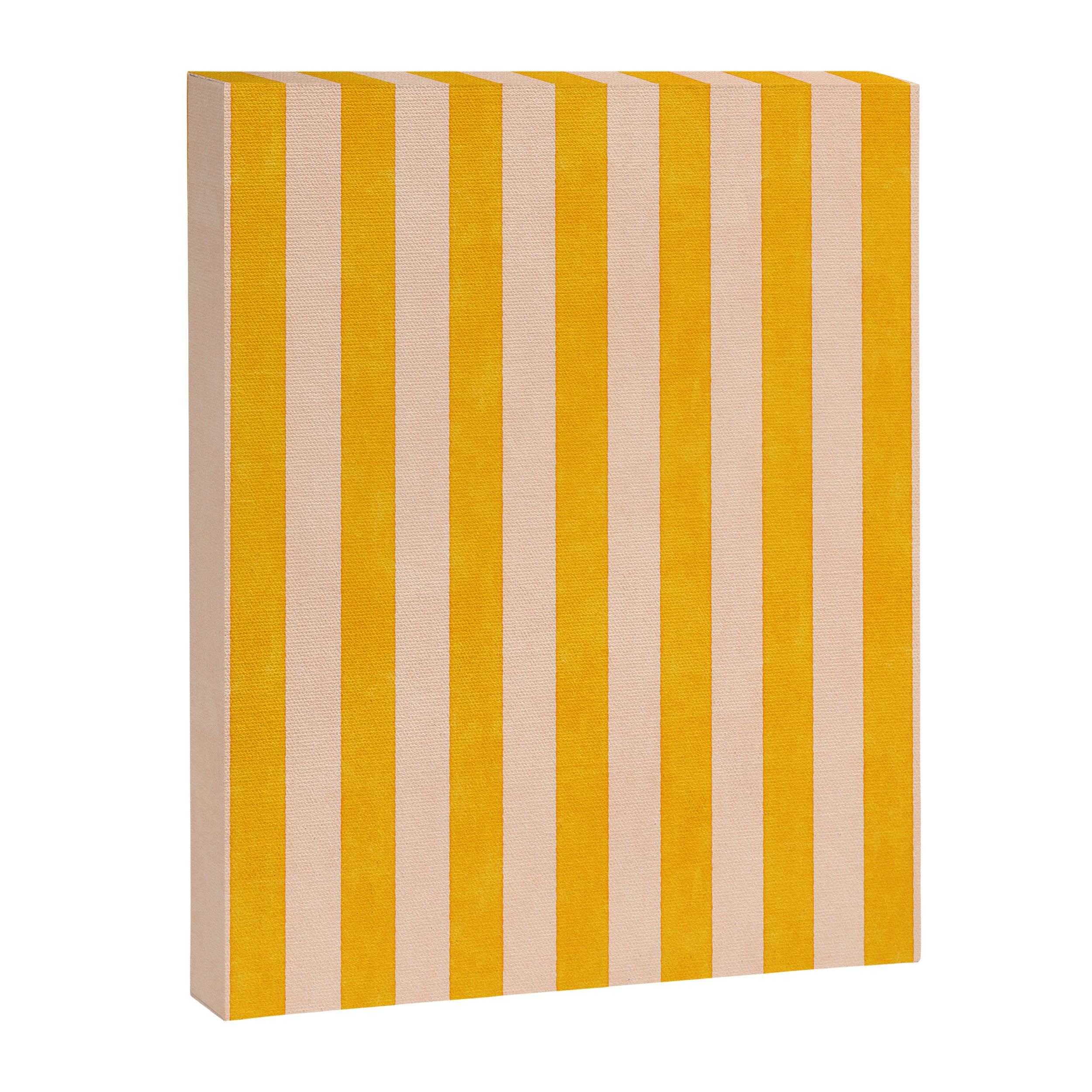 STRIPES 001 A - Goldenrod Canvas Print Gallery Image 8