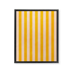 STRIPES 001 A - Goldenrod Framed Canvas Print Gallery Image 8