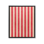 STRIPES 001 C - Strawberry Framed Canvas Print Gallery Image 8