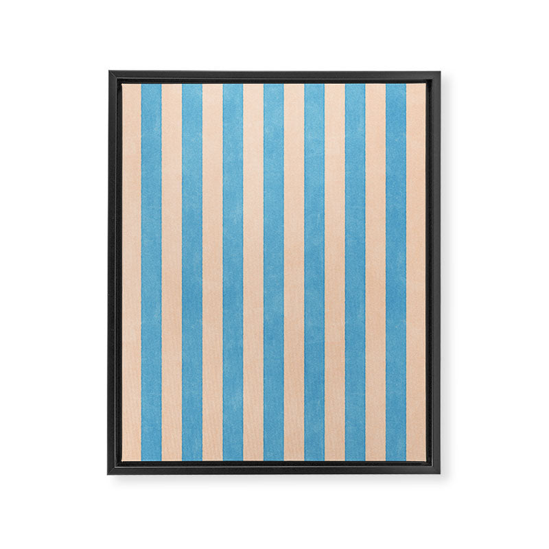 STRIPES 001 G - Lake Framed Canvas Print Gallery Image 3