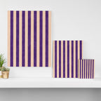 STRIPES 001 H - Fig Canvas Print Gallery Image 3
