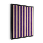 STRIPES 001 H - Fig Framed Canvas Print Gallery Image 2