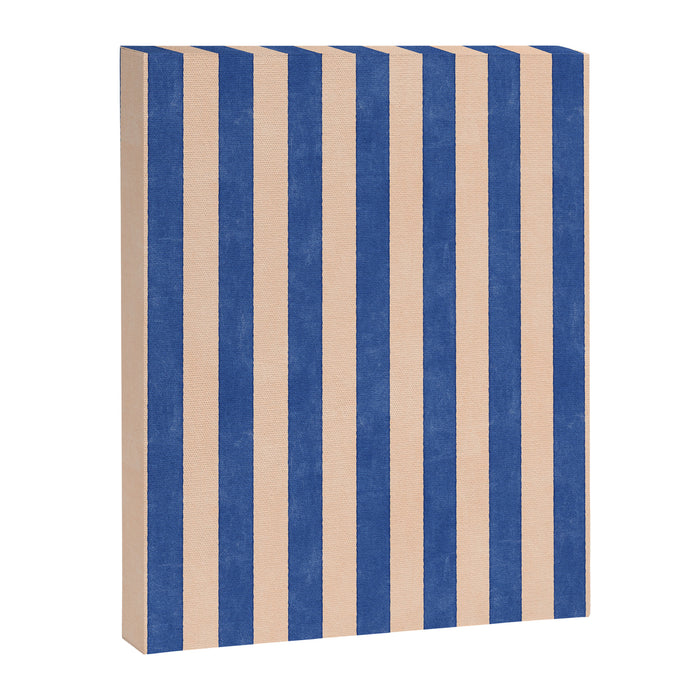 STRIPES 001 O - Sapphire Canvas Print Gallery Image 1
