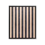 STRIPES 001 P - Basaltic Framed Canvas Print Gallery Image 8
