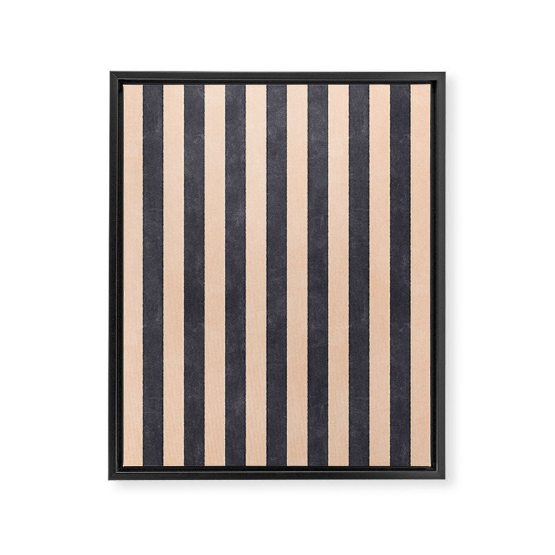 STRIPES 001 P - Basaltic Framed Canvas Print Gallery Image 8