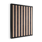 STRIPES 001 P - Basaltic Framed Canvas Print Gallery Image 2